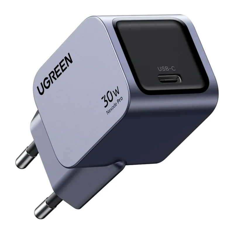 Зарядний пристрій Ugreen USB-C PD30W GaN X703 gray (35006)
