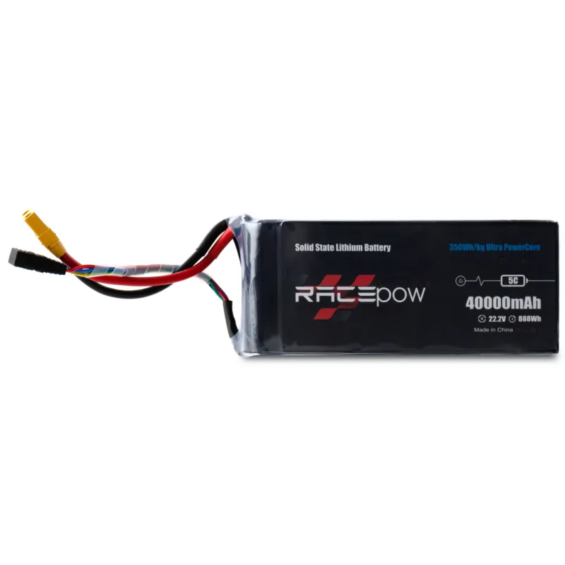 Акумуляторний блок RacePow 350Wh/kg 40Ah 6S 22.2V 5C XT90S (350WHKG-40Ah-6S-5C)