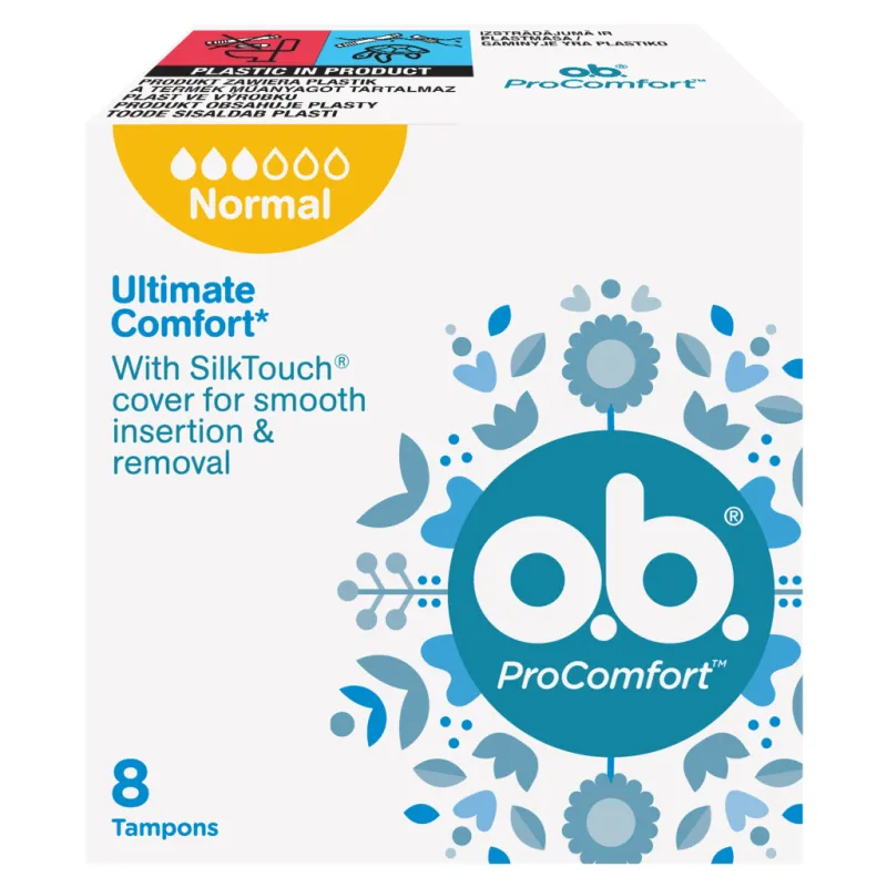 Тампони o.b. ProComfort Normal 8 шт. (3574660234305/3574661331119)