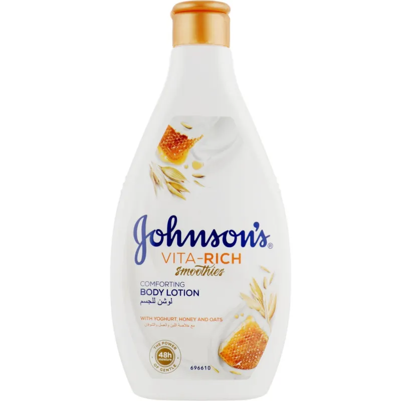 Лосьйон для тіла Johnson's Vita-Rich Доглядальний з йогуртом, вівсом і медом 400 мл (3574661385723)