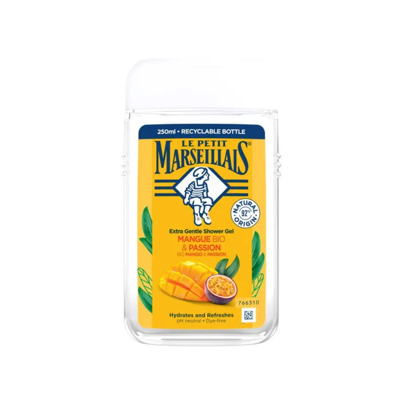 Гель для душу Le Petit Marseillais БІО Манго та Маракуя 250 мл (3574661711546)