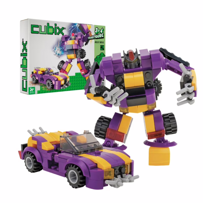 Конструктор Cubix Traxfigure 2-в-1, фиолетовый (39727/3)