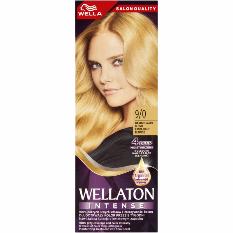Фарба для волосся Wellaton 9/0 Дуже світлий блондин 110 мл (4056800023189)