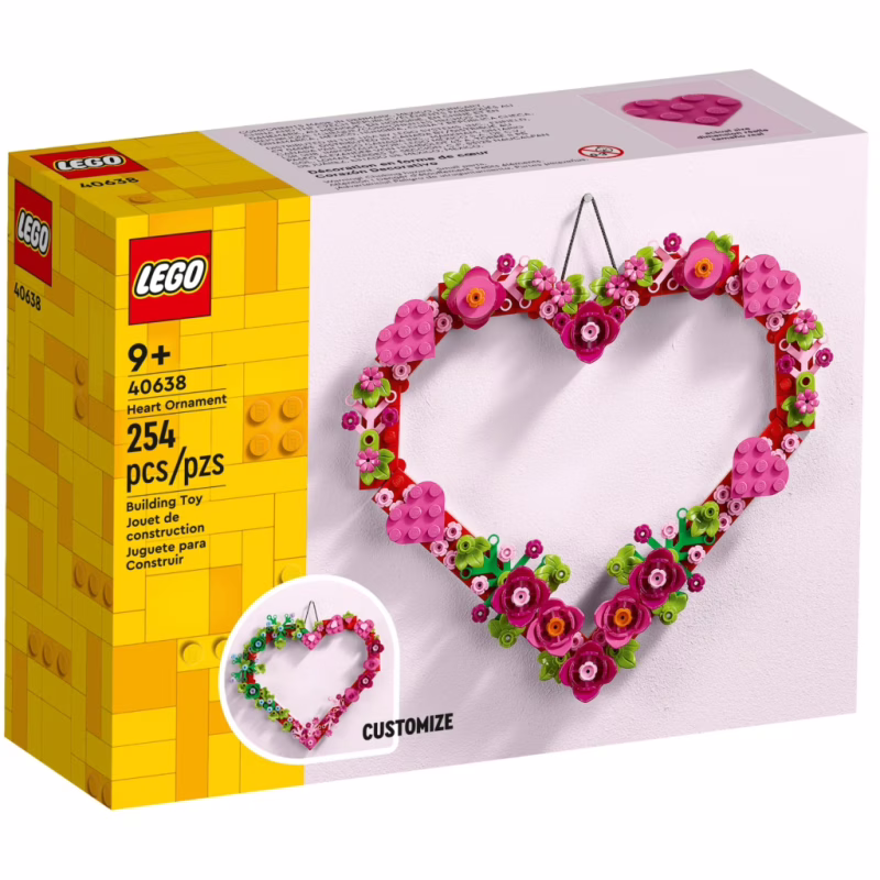 Конструктор LEGO Iconic Узор в виде сердца (40638)
