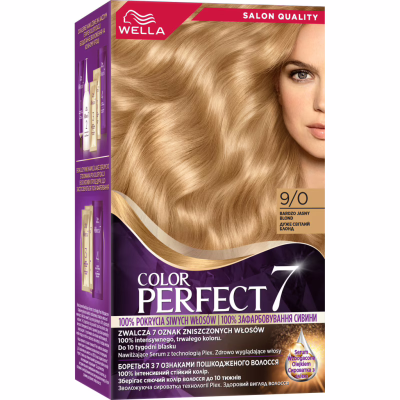 Краска для волос Wella Color Perfect 9/0 Очень светлый блонд (4064666598406)