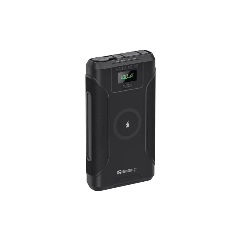 Батарея універсальна Sandberg 76800mAh Survivor 7in1 DC/91W, PD/100W, Cigar Lighter/120W, QI-15W, power-through (421-15)