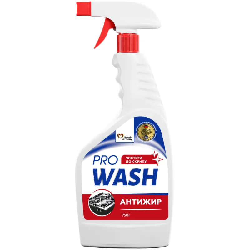 Спрей для чищення кухні Pro Wash Антижир 750 г (4262396145451)