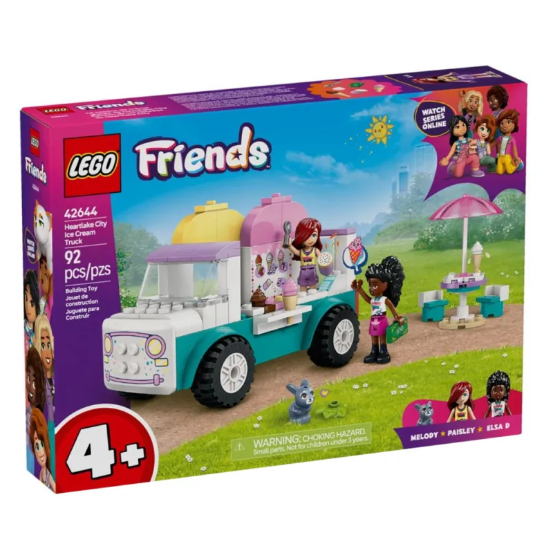 Конструктор LEGO Friends Хартлейк-Сіті. Фургон із морозивом (42644)