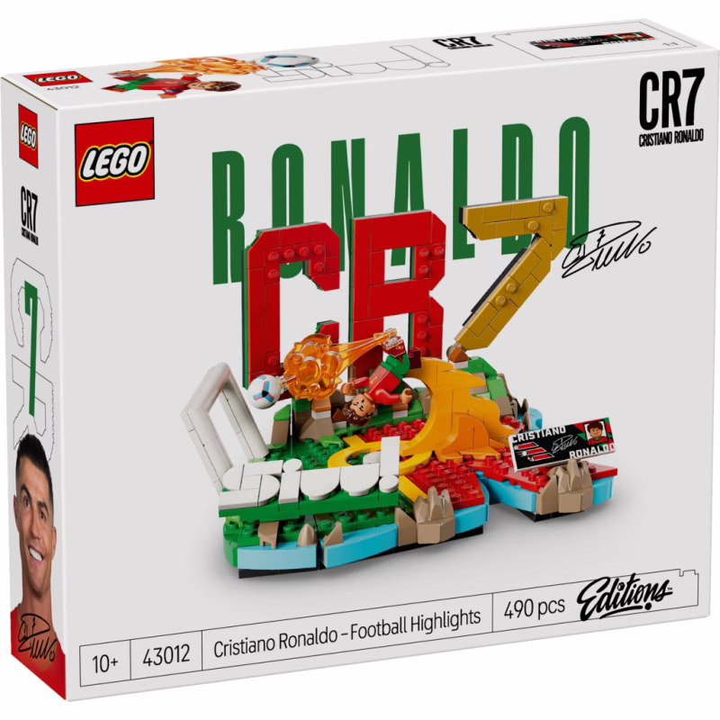 Конструктор LEGO Editions Football Криштиану Роналду — лучшие моменты футбольных матчей (43012)