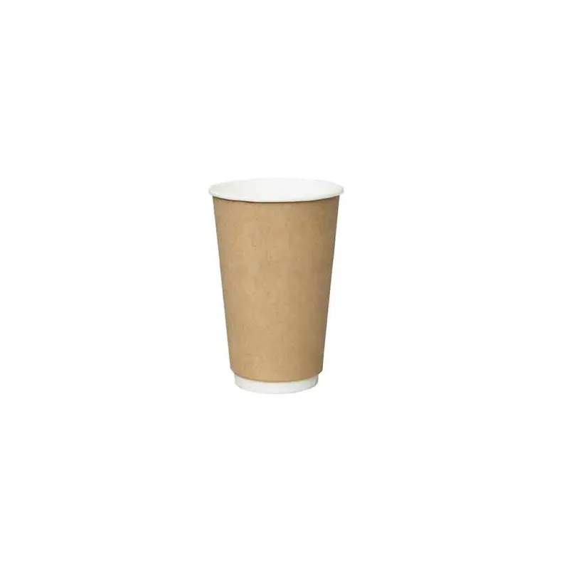 Стакани одноразові Ripple паперові 450 мл 20 шт. коричневі (450765)