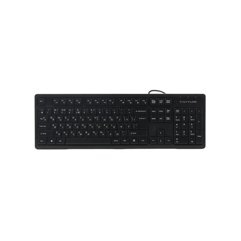 Клавіатура A4Tech FKS12 USB UA Black (4711421003155)