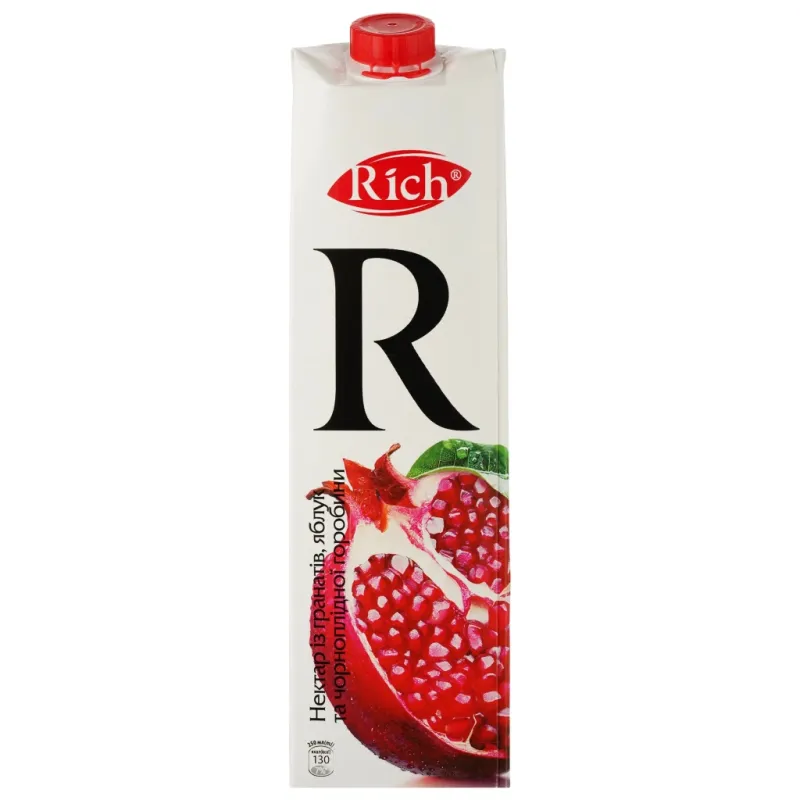 Сік Rich Гранатовий нектар освітлений 1 л (4820039352743)