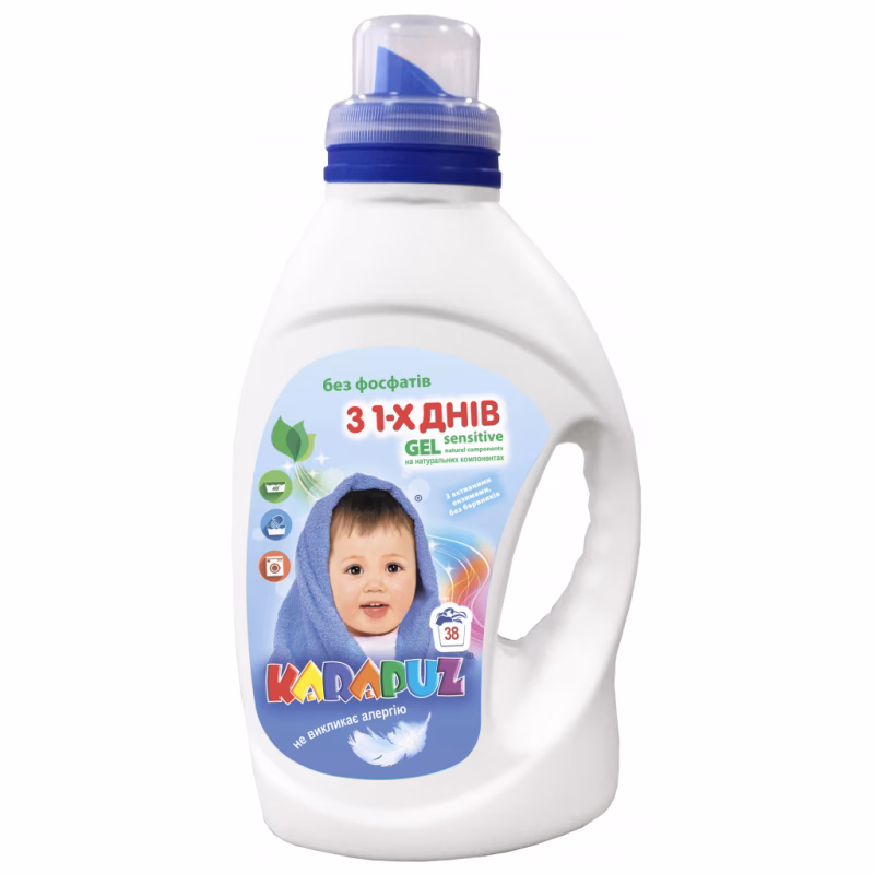Гель для стирки Карапуз Sensitive для детского белья 1.5 л (4820049381856)
