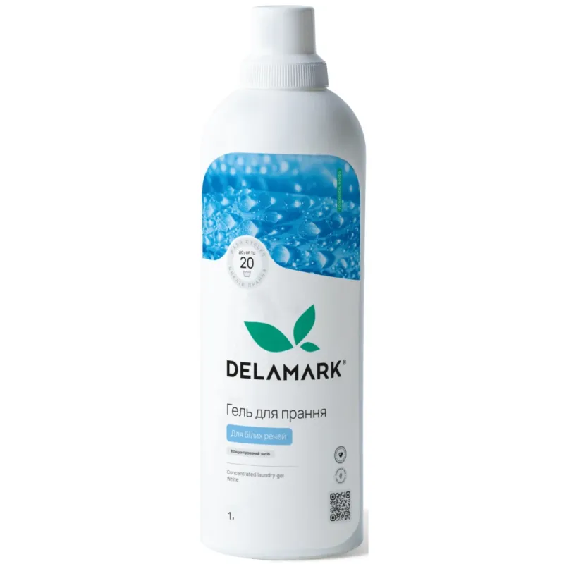 Гель для прання DeLaMark White 1 л (4820152330192)