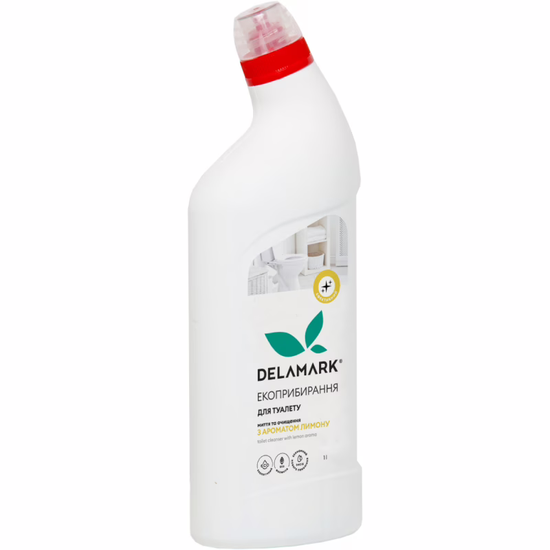 Средство для чистки унитаза DeLaMark с ароматом лимона 1 л (4820152330765)