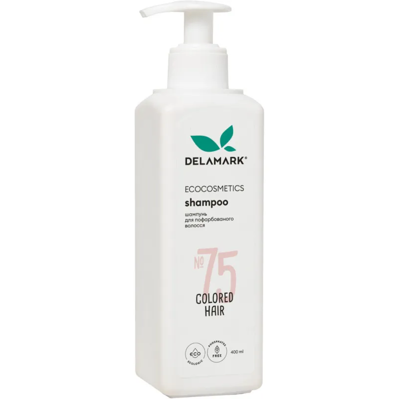 Шампунь DeLaMark для окрашенных волос 400 мл (4820152331212)