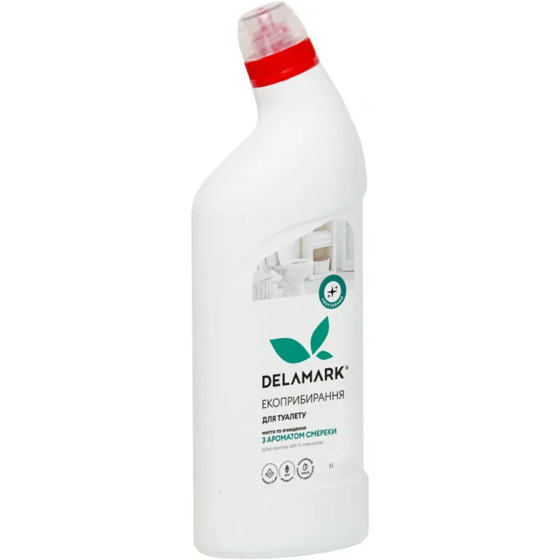Засіб для чищення унітазу DeLaMark з ароматом смереки 1 л (4820152331854)