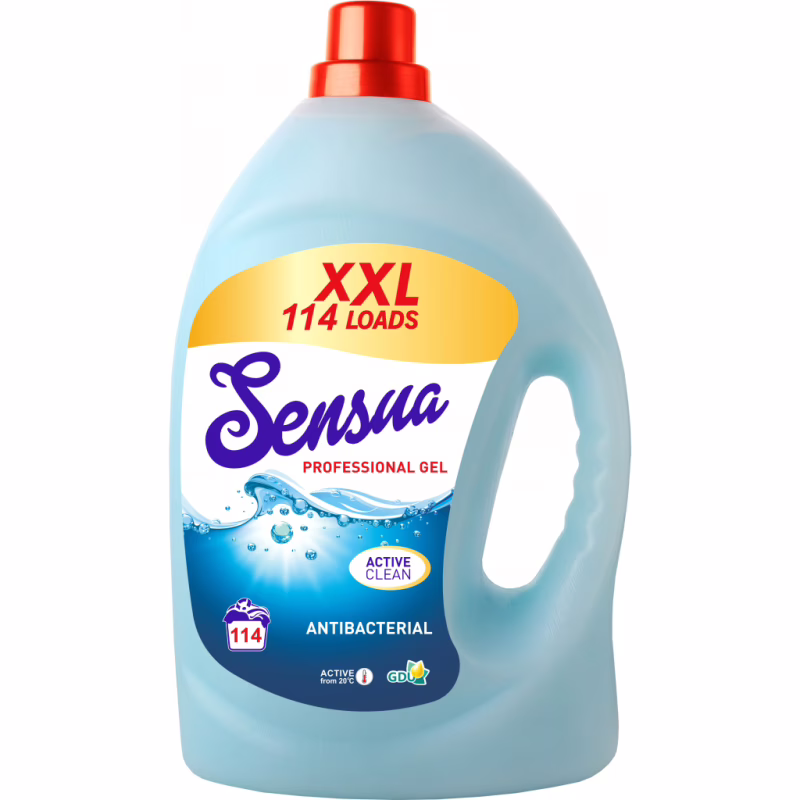 Гель для стирки Sensua Professional Gel Antibacterial для всех типов тканей и цветов 4 л (4820167005368)