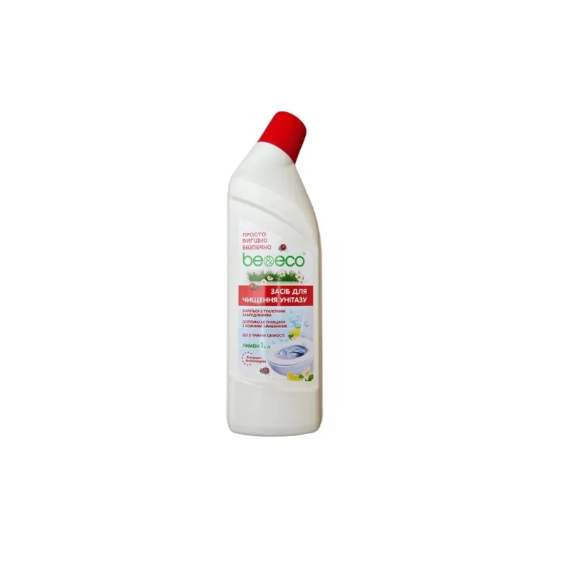 Средство для чистки унитаза Be&Eco Лимон 1 л (4820168434877)