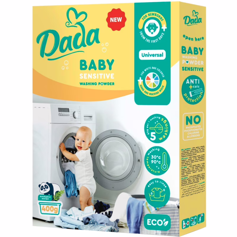 Стиральный порошок Dada для стирки детских вещей 400 г (4820174980320)