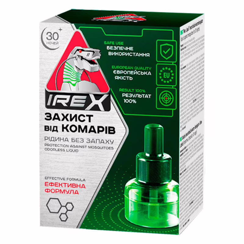 Рідина для фумігатора iRex Від комарів 30 ночей 20 мл (4820184441323)