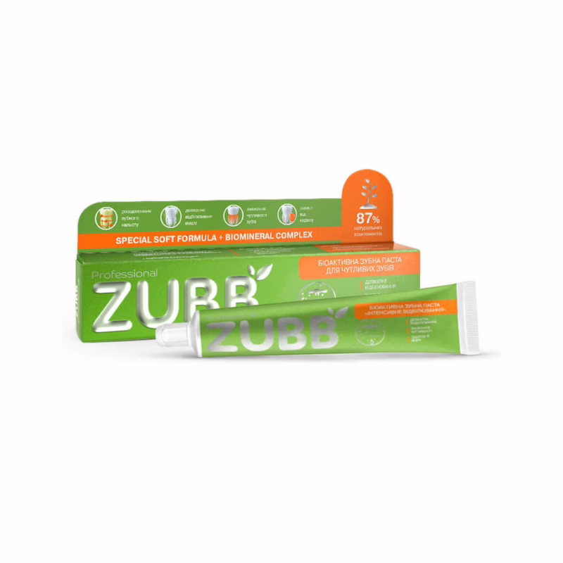 Зубна паста Zubb Для чутливих зубів 90 г (4820206210104)