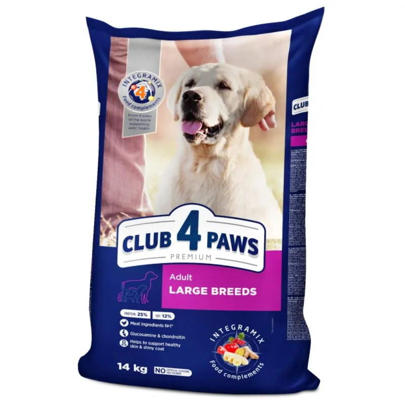 Сухий корм для собак Club 4 Paws Преміум. Для великих порід 14 кг(UP) (4820215366298)