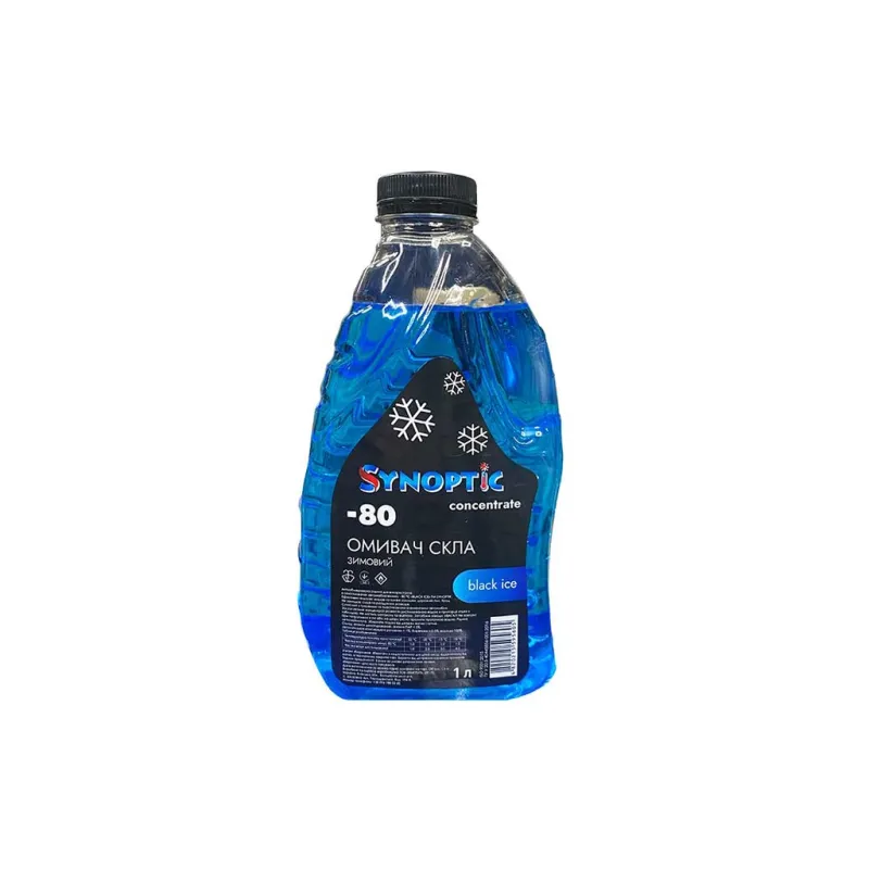 Омивач автомобільний Synoptic Чорний Лід (-80) 1л ПЕТ (4820215595605)