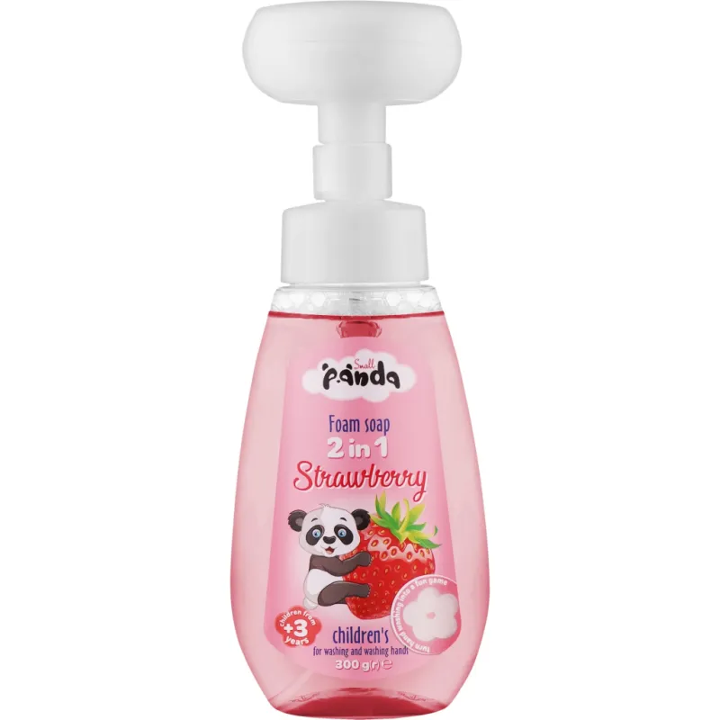 Дитяче мило Small Panda Strawberry пінка 300 мл (4820217132877)