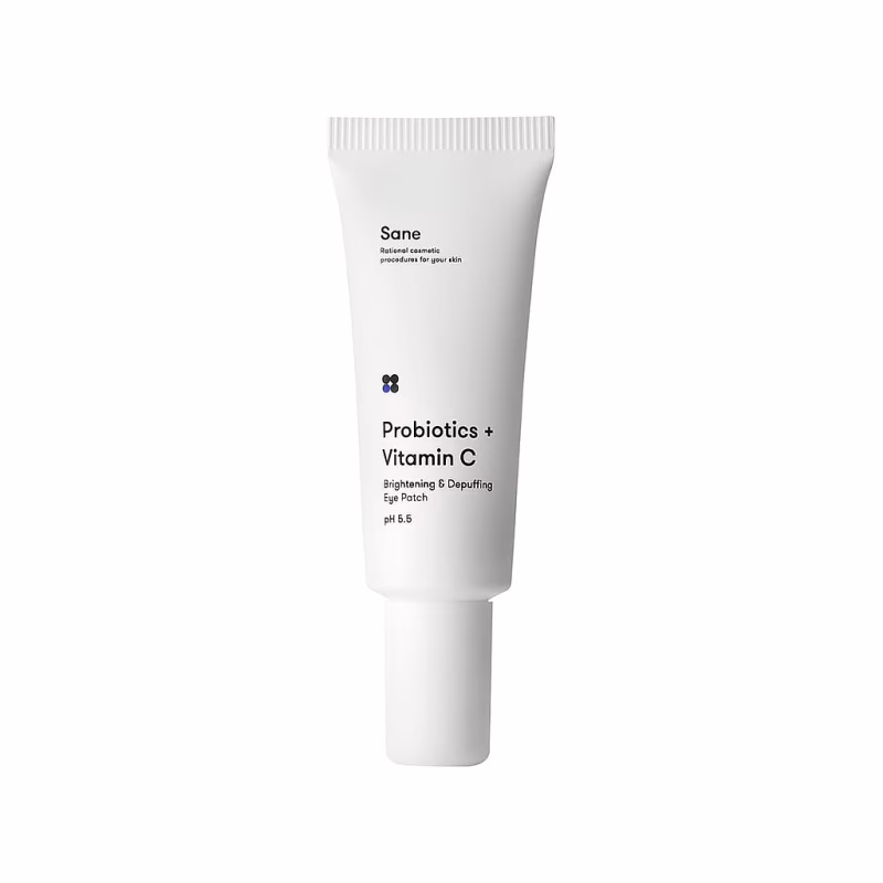 Патчі під очі Sane Probiotics + Vitamin C Brightening & Depuffing Eye Patch Рідкі 20 мл (4820266830083)