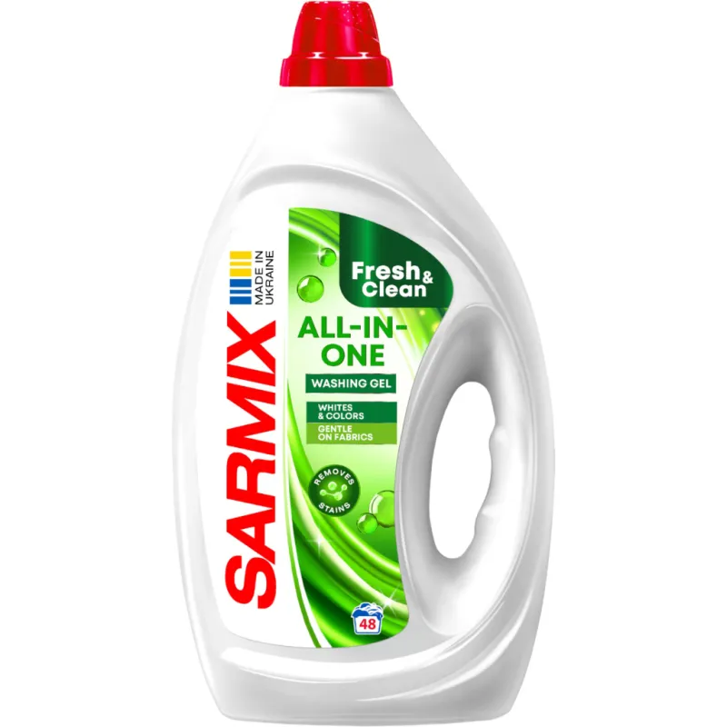 Гель для прання Sarmix All-In-One 1.9 л (4820268104786)