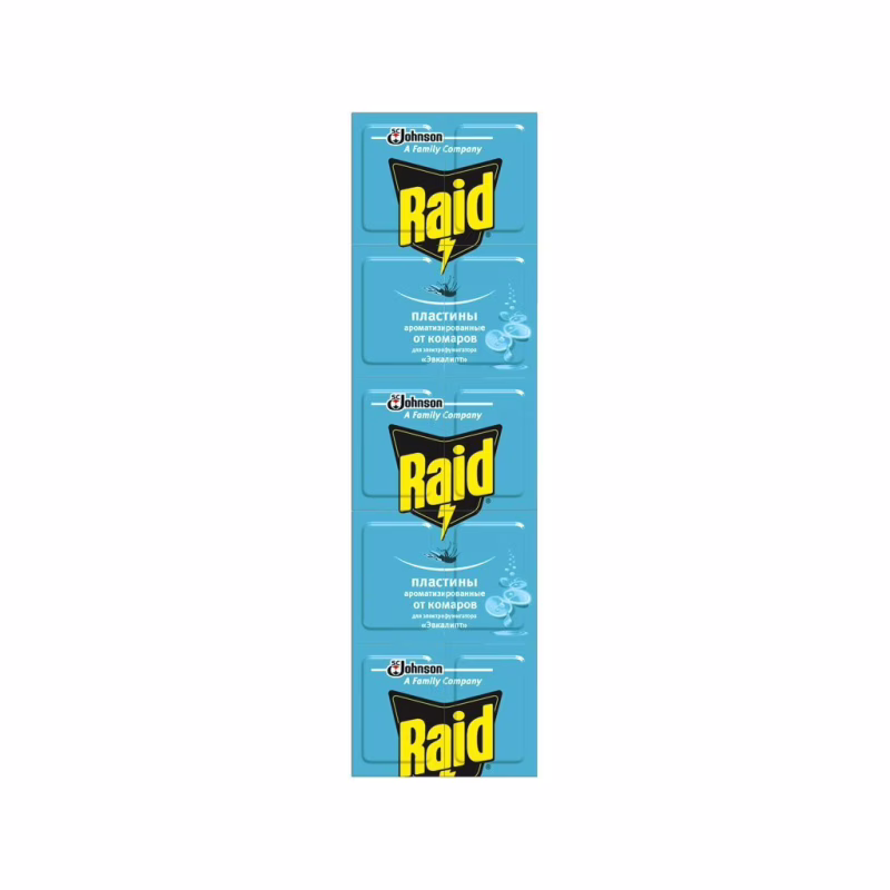 Пластини для фумігатора Raid Евкаліпт 10 шт. (4823002005639)