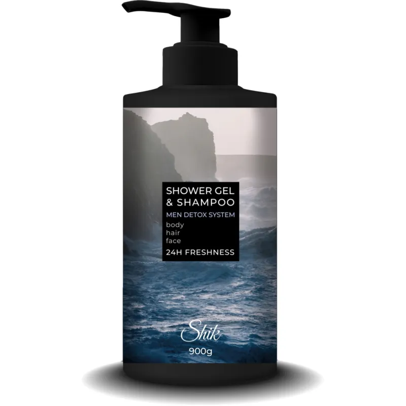 Гель для душу Shik Men Detox System Shower Gel & Shampoo 900 г (4823107609060)
