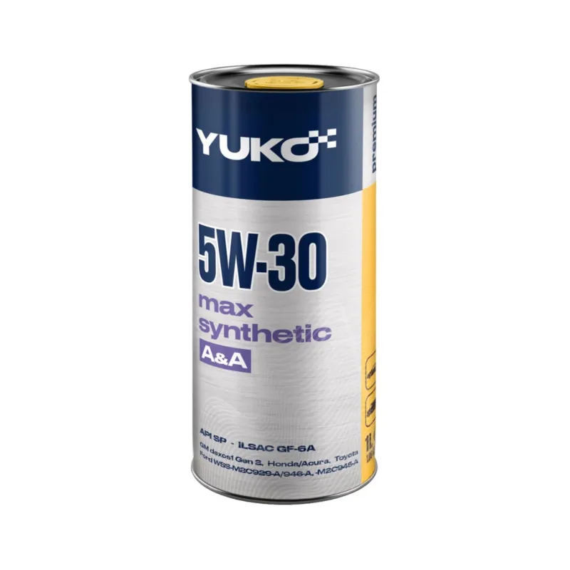 Моторна олива Yuko MAX SYNTHETIC A&A 5W-30 API SP 1л (4823110400937)