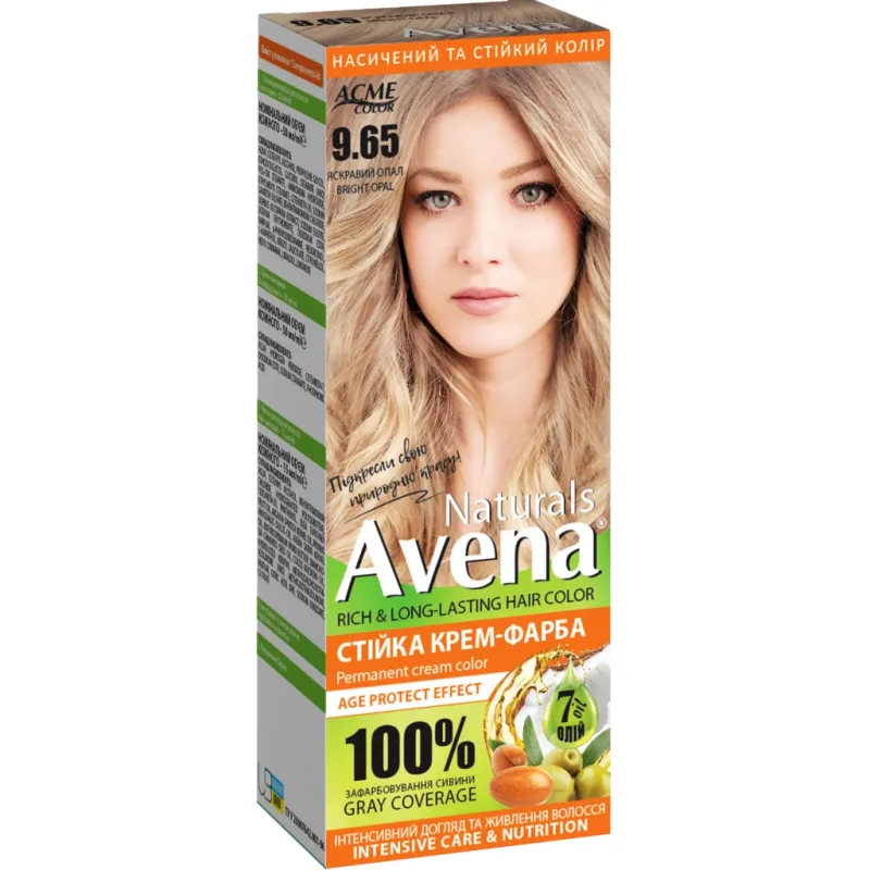 Фарба для волосся Acme Color Avena Naturals Стійка 9.65 - Bright Opal (4823115503077)
