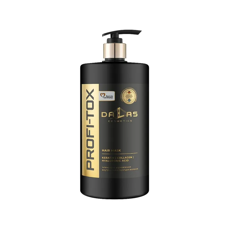 Маска для волосся Dalas Cosmetics Profi-Tox Hair Mask З кератином, колагеном та гіалуроновою кислотою 900 мл (4823128000143)