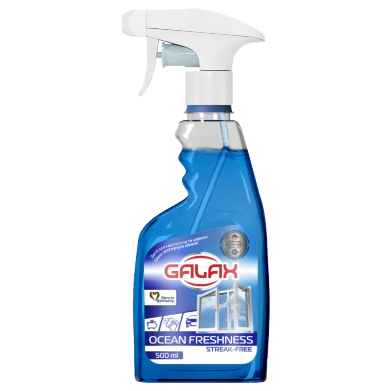 Средство для мытья стекла Galax Океанская свежесть 500 мл (4823128000822)