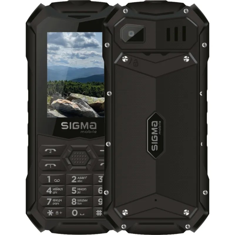 Мобільний телефон Sigma X-treme PV68 Black (4827798738214)