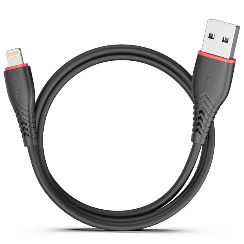 Дата кабель USB 2.0 AM to Lightning 1.0m Start Pixus (4897058531350)