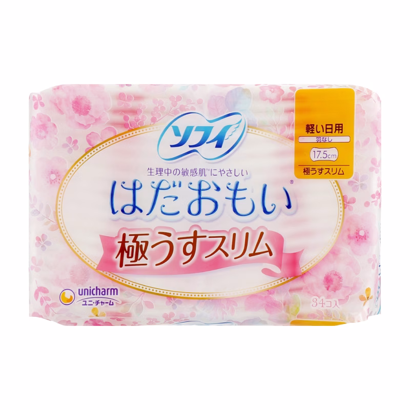 Гігієнічні прокладки Sofy Hadaomoi Ультратонкі 34 шт. (4903111307340)