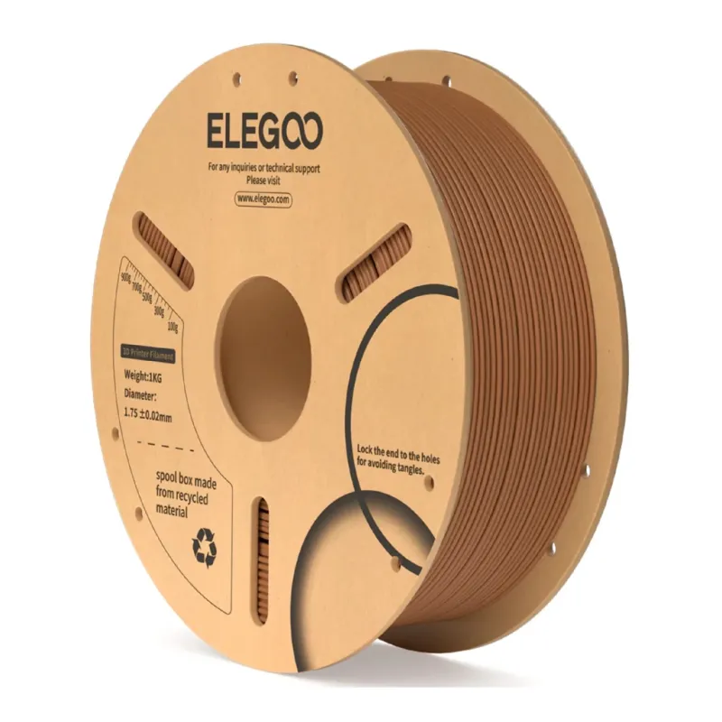 Пластик для 3D-принтера ELEGOO PLA 1кг, 1.75мм, brown (50.203.0167)