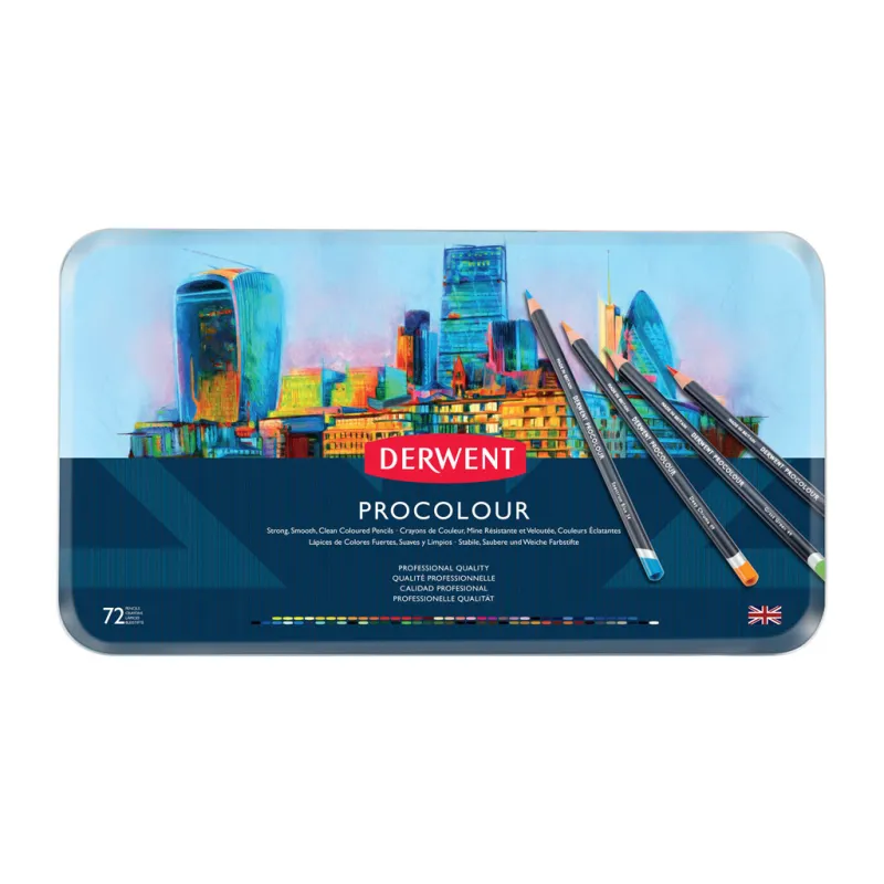 Карандаши цветные Derwent Procolour, 72 цветов (5028252514675)