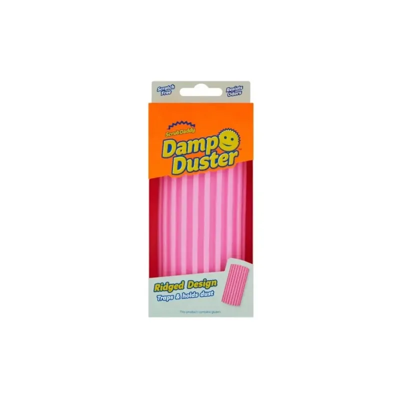 Губка для прибирання Scrub Daddy Damp Duster Для пилу Рожева (5060481022767/5060481023788)