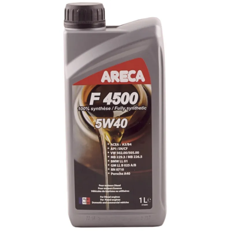 Моторна олива Areca F4500 5W-40 1л (50908)