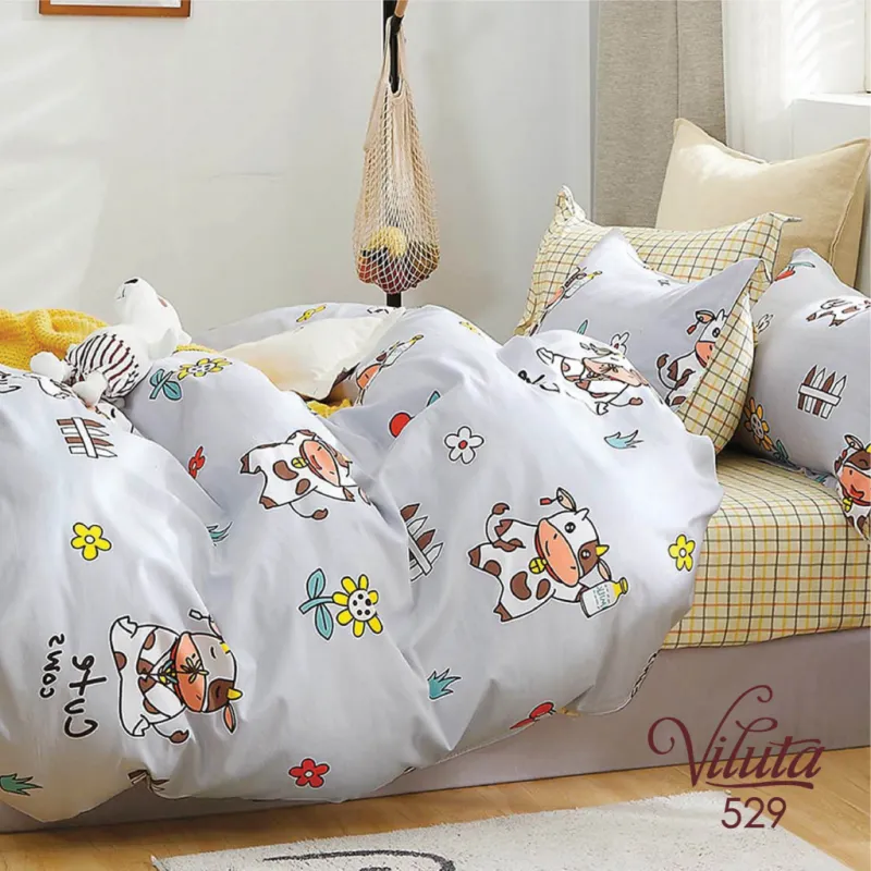 Постельное белье Viluta Сатин Твил 529 214х150 подростковый (529 pd)