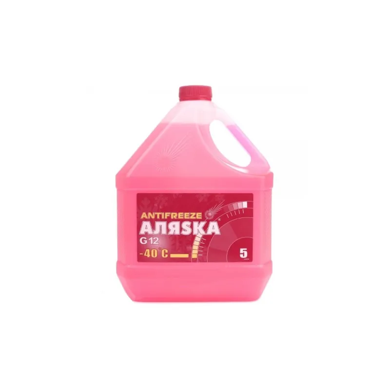Антифриз Аляsка -40 G12 червоний 5л (5527)