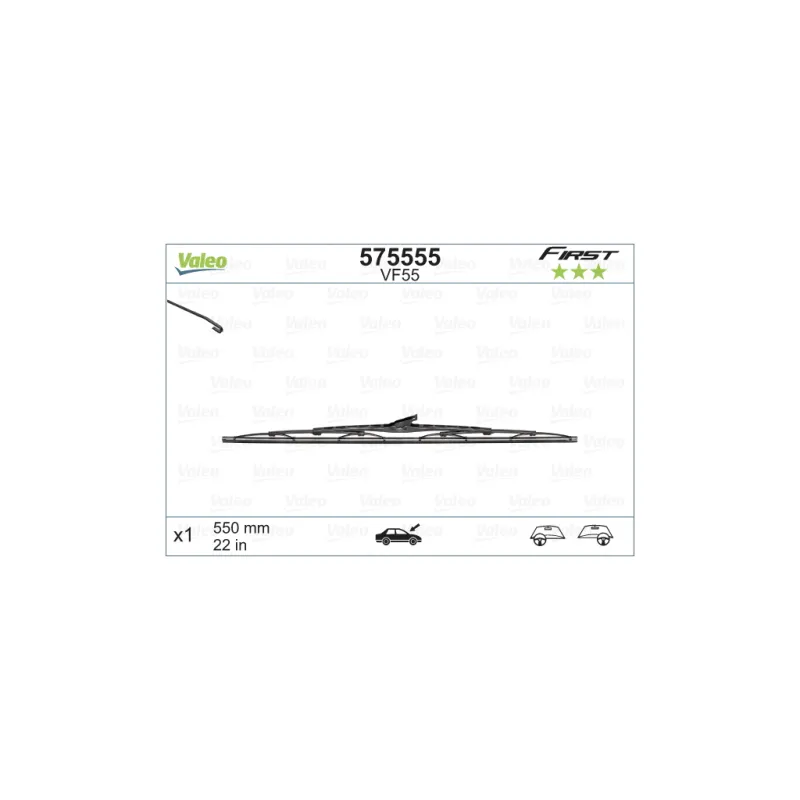 Щітка склоочисника Valeo 575555