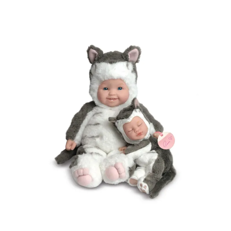 Пупс Anne Geddes набір Маленькі сестри Кошенятка 38 см та 23 см (575706)