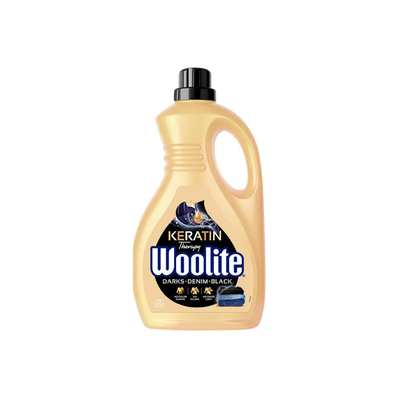 Гель для прання Woolite Для чорних, темних та джинсових тканин З кератином 2.7 л (5900627090482)