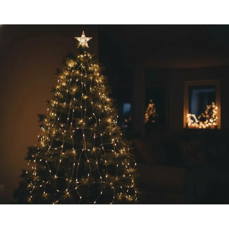 Гірлянда Chomik Оберемок струн 200 LED 10х2 м, теплий білий, IP44, від мережі (5900779901780)